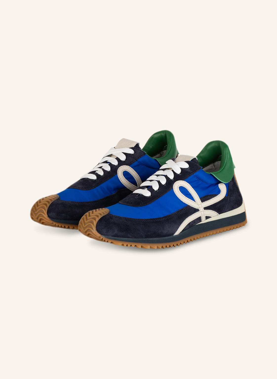 Blaue Retro Sneaker